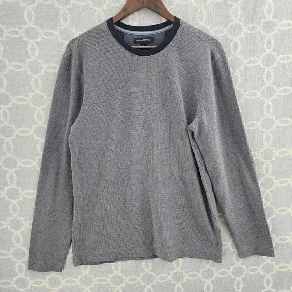Banana Republic Other - Banana Republic Men's L Waffle Knit Crew neck Long Sleeve pullover Shirt